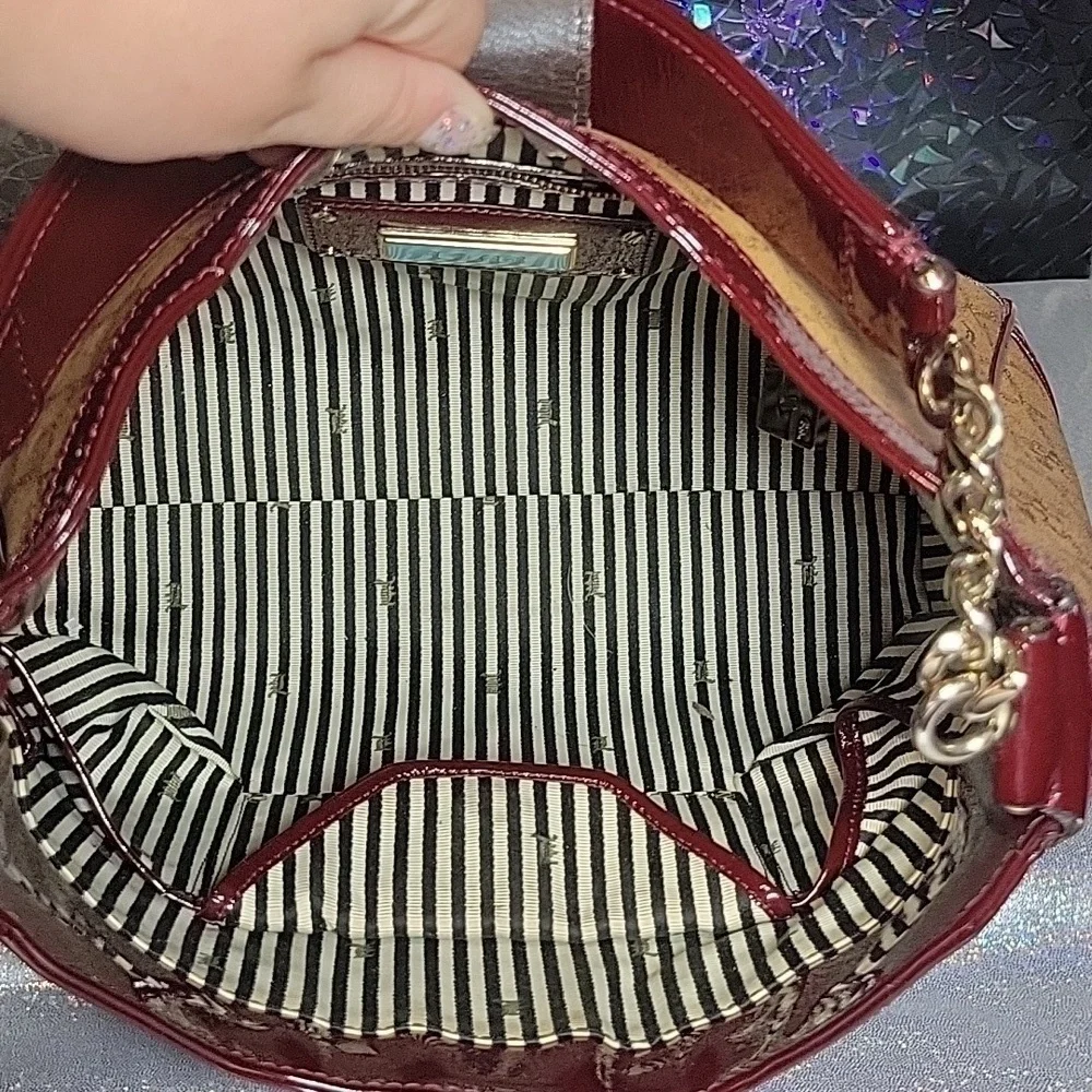 L.A.M.B Gwen Stefani Y2K Vintage 'Commodoor' Hobo Purse Monogram